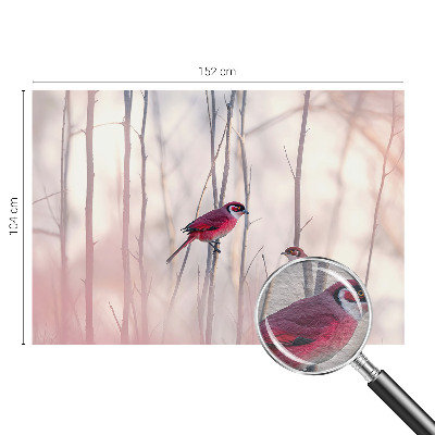 Wand-Fototapete mit einem Vogelpaar als Motiv
