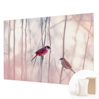 Wand-Fototapete Vogelpaar