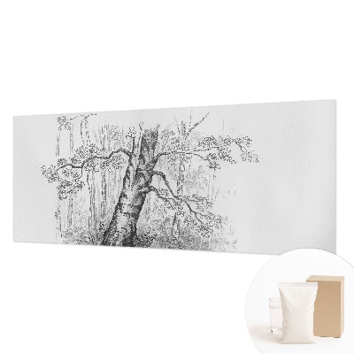 Fototapete mit Motiv eines Waldes und Baumdetails