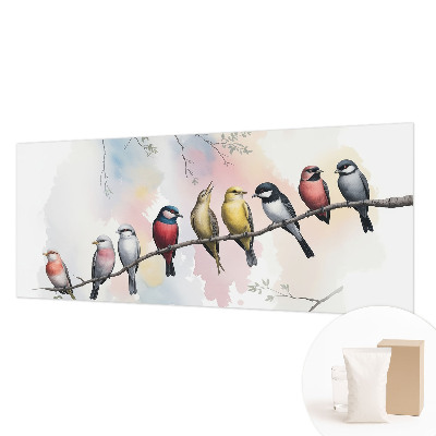 Vlies-Fototapete Vögel auf einem Ast