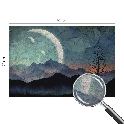 Fototapete fürs Kinderzimmer Nachtlandschaft