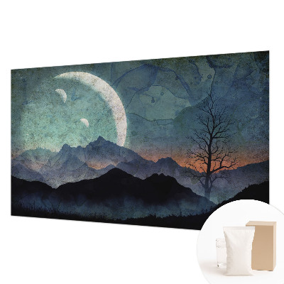 Fototapete fürs Kinderzimmer Nachtlandschaft