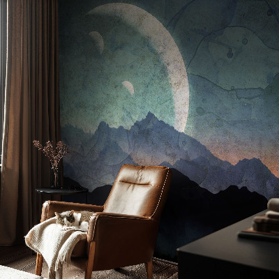 Fototapete fürs Kinderzimmer Nachtlandschaft