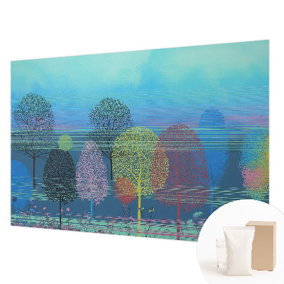Motivtapete aus Vlies mit farbenfrohem Harmoniedesign