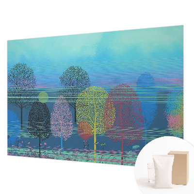 Motivtapete aus Vlies mit farbenfrohem Harmoniedesign