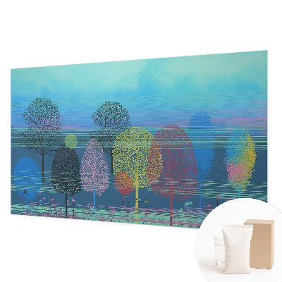 Motivtapete aus Vlies mit farbenfrohem Harmoniedesign