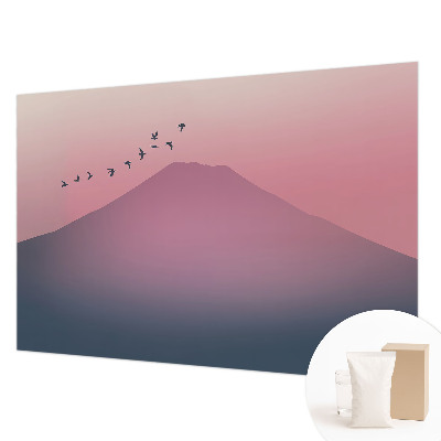 Fototapete fürs Kinderzimmer mit einem Motiv aus Bergwesten