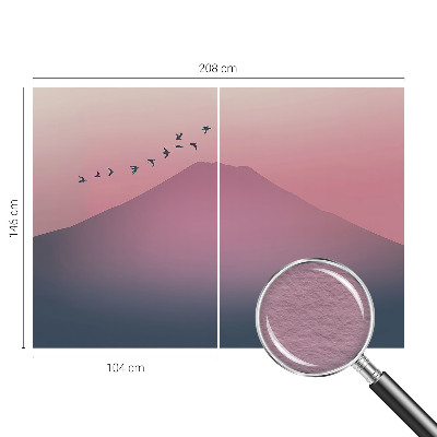 Fototapete fürs Kinderzimmer Bergwesten