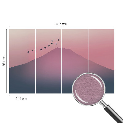 Fototapete fürs Kinderzimmer Bergwesten