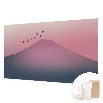 Fototapete fürs Kinderzimmer mit einem Motiv aus Bergwesten