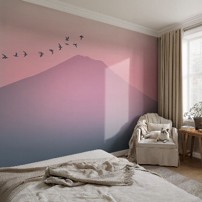 Fototapete fürs Kinderzimmer mit einem Motiv aus Bergwesten