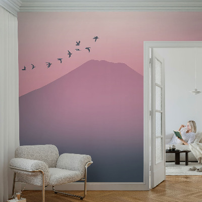 Fototapete fürs Kinderzimmer mit einem Motiv aus Bergwesten