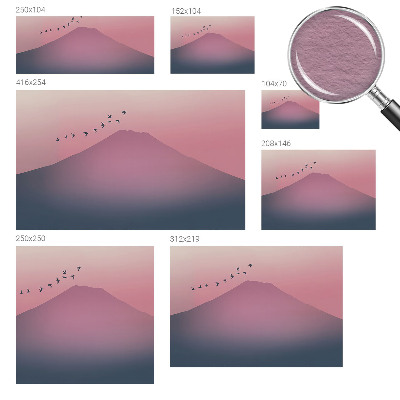 Fototapete fürs Kinderzimmer Bergwesten