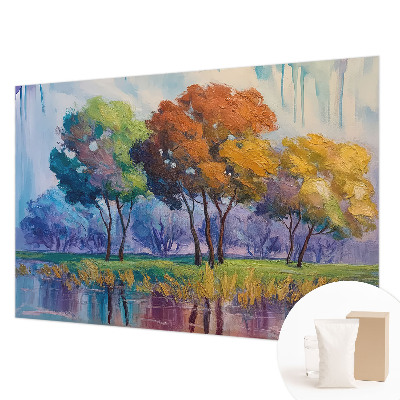 Motivtapete aus Vlies Baumabstraktion