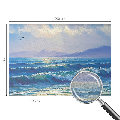 Vlies-Fototapete nach Maß mit Motiv Meereswellen