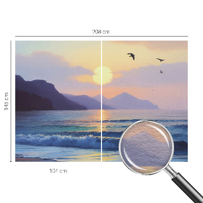 Vlies-Fototapete fürs Wohnzimmer mit Motiv „Sea West”
