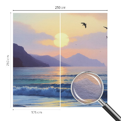 Vlies-Fototapete fürs Wohnzimmer mit Motiv „Sea West”