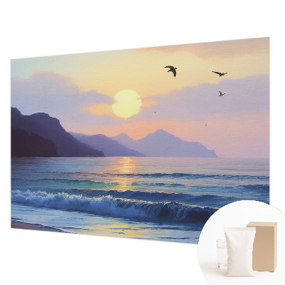 Vlies-Fototapete fürs Wohnzimmer mit Motiv „Sea West”