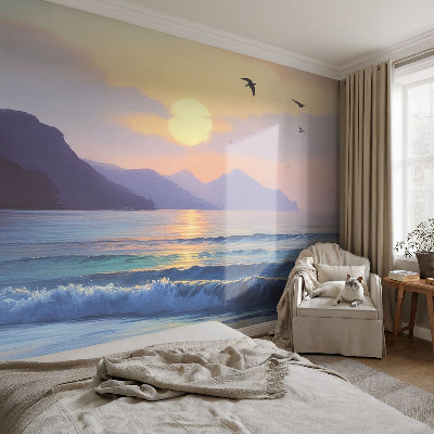 Vlies-Fototapete fürs Wohnzimmer mit Motiv „Sea West”