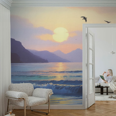 Vlies-Fototapete fürs Wohnzimmer mit Motiv „Sea West”
