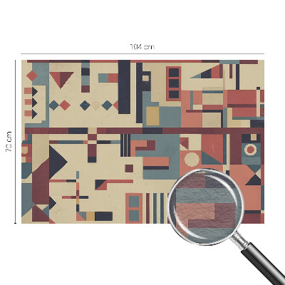 Vliestapete fürs Wohnzimmer Abstrakte Komposition