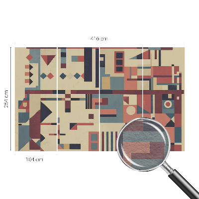 Vliestapete fürs Wohnzimmer Abstrakte Komposition