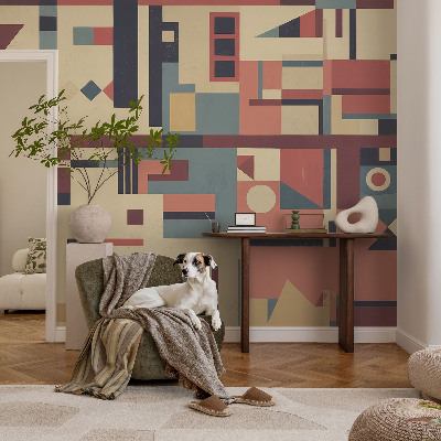 Vliestapete fürs Wohnzimmer Abstrakte Komposition