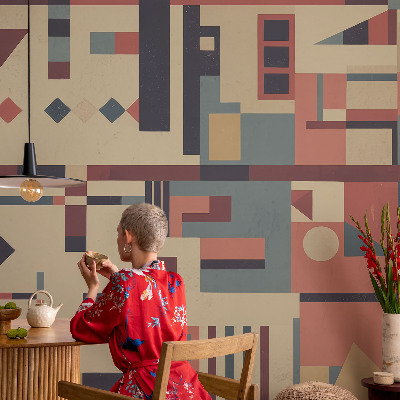 Vliestapete fürs Wohnzimmer Abstrakte Komposition