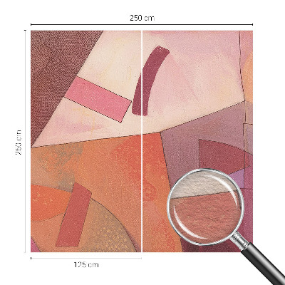 Moderne Vlies-Fototapete Farbenfrohe Formen