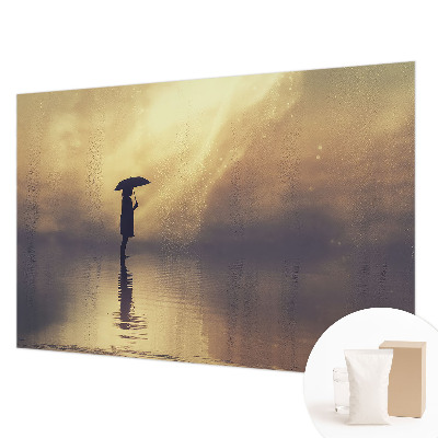 Wand-Fototapete mit einer mysteriösen Szene