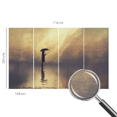 Wand-Fototapete mit einer mysteriösen Szene