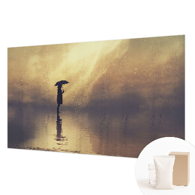 Wand-Fototapete mit einer mysteriösen Szene