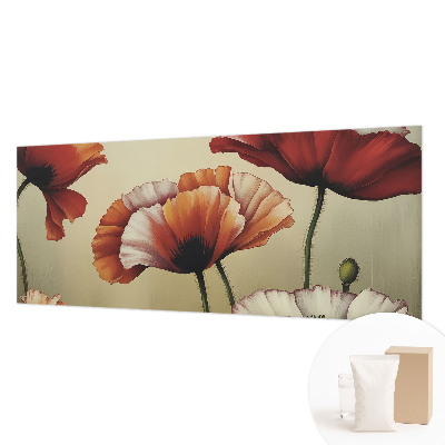 Fototapete nach Maß mit fröhlichem Mohnblumen-Motiv