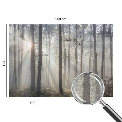 Wandtapete mit Motiv ‚Ätherischer Wald‘