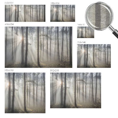 Wandtapete mit Motiv ‚Ätherischer Wald‘