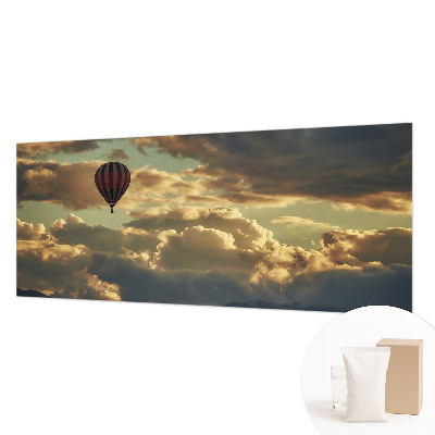 Fototapete mit Heißluftballons über den Wolken