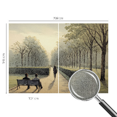 Vlies-Fototapete mit dem Motiv „Parkfrieden“