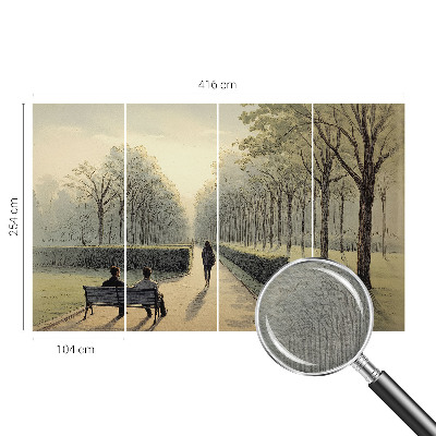 Vlies-Fototapete mit dem Motiv „Parkfrieden“