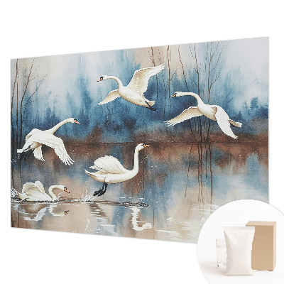 Fototapete fürs Kinderzimmer mit dem Motiv fliegender Vögel
