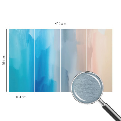 Fototapete fürs Schlafzimmer Farbenfrohe Abstraktion