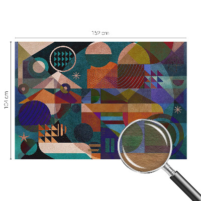 Fototapete aus Vlies mit geometrischem Kunstmotiv