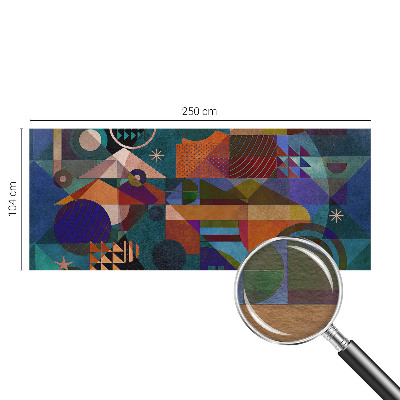 Fototapete aus Vlies mit geometrischem Kunstmotiv