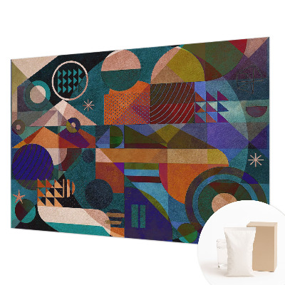 Fototapete aus Vlies mit geometrischem Kunstmotiv