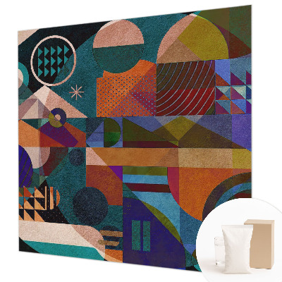 Fototapete aus Vlies mit geometrischem Kunstmotiv