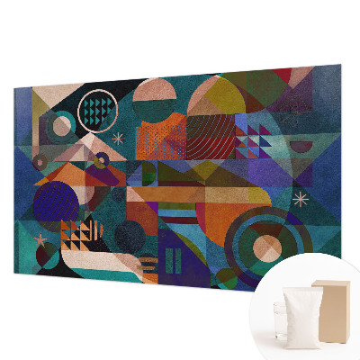 Fototapete aus Vlies mit geometrischem Kunstmotiv