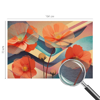 Vlies-Fototapete nach Maß mit dem Motiv „Blumen der Sinne”