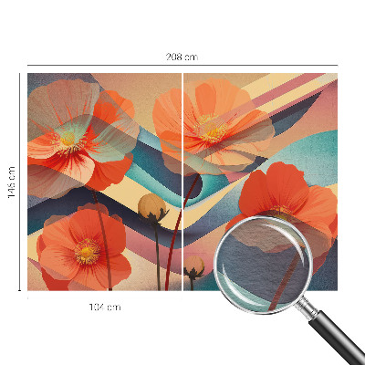 Vlies-Fototapete nach Maß mit dem Motiv „Blumen der Sinne”