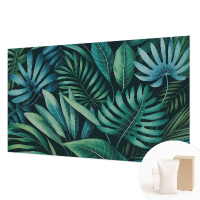 Vliestapete fürs Schlafzimmer Tropische Blätter