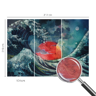Bedruckte Vlies-Fototapete mit Motiv „Ozeanischer Osten“