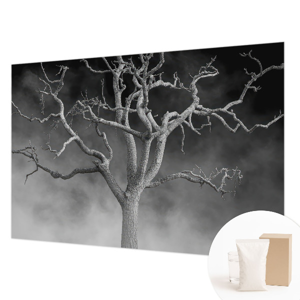 Moderne Vlies-Fototapete mit Motiv 'Nebelbaum'